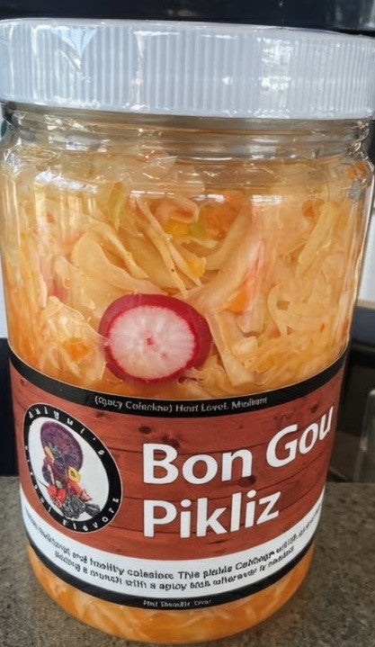 Haitian condiment bringng spicy, and tangy flavors o your dishes